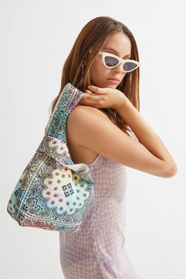 OLINA Tie Dye Shawl Patterned Bag